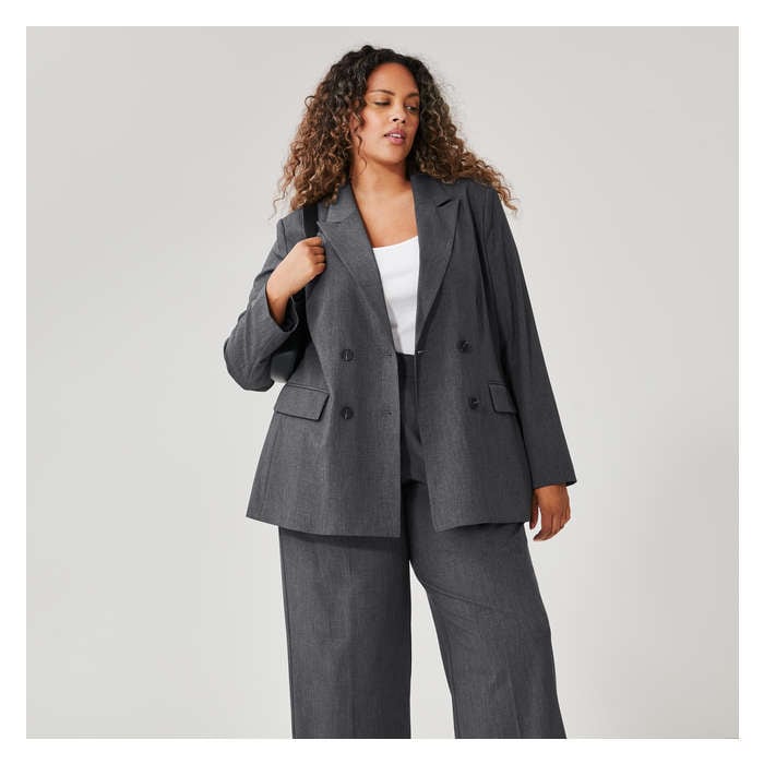 Aux Femmes Blazer à boutonnage double Femmes+